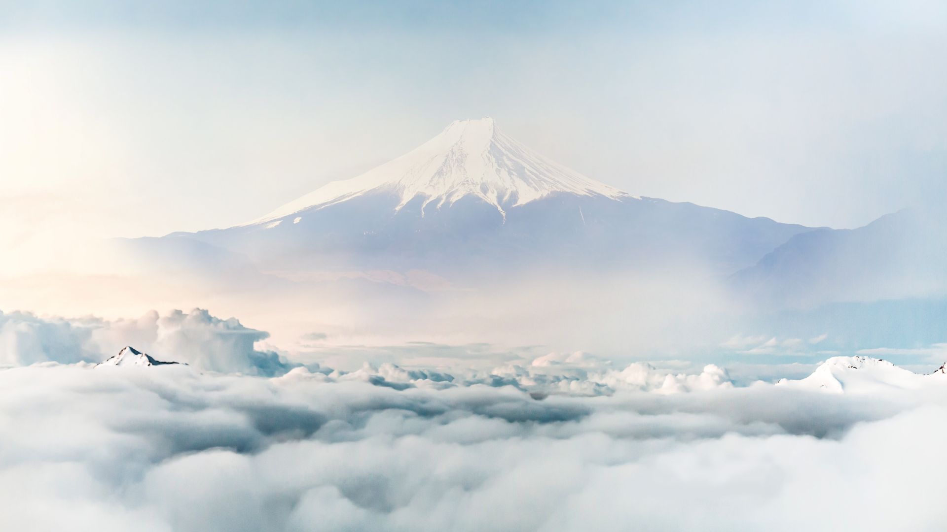 Sunrise at Fuji Mountain Japan